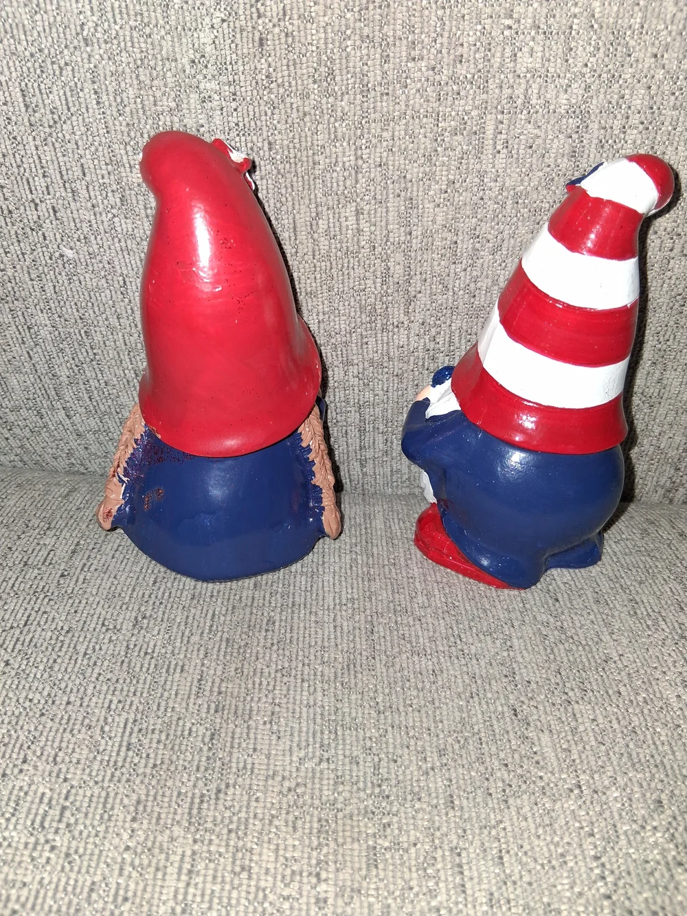 Patriotic Gnome Figurines - Red, White & Blue Holiday Decor 4inch Nwt